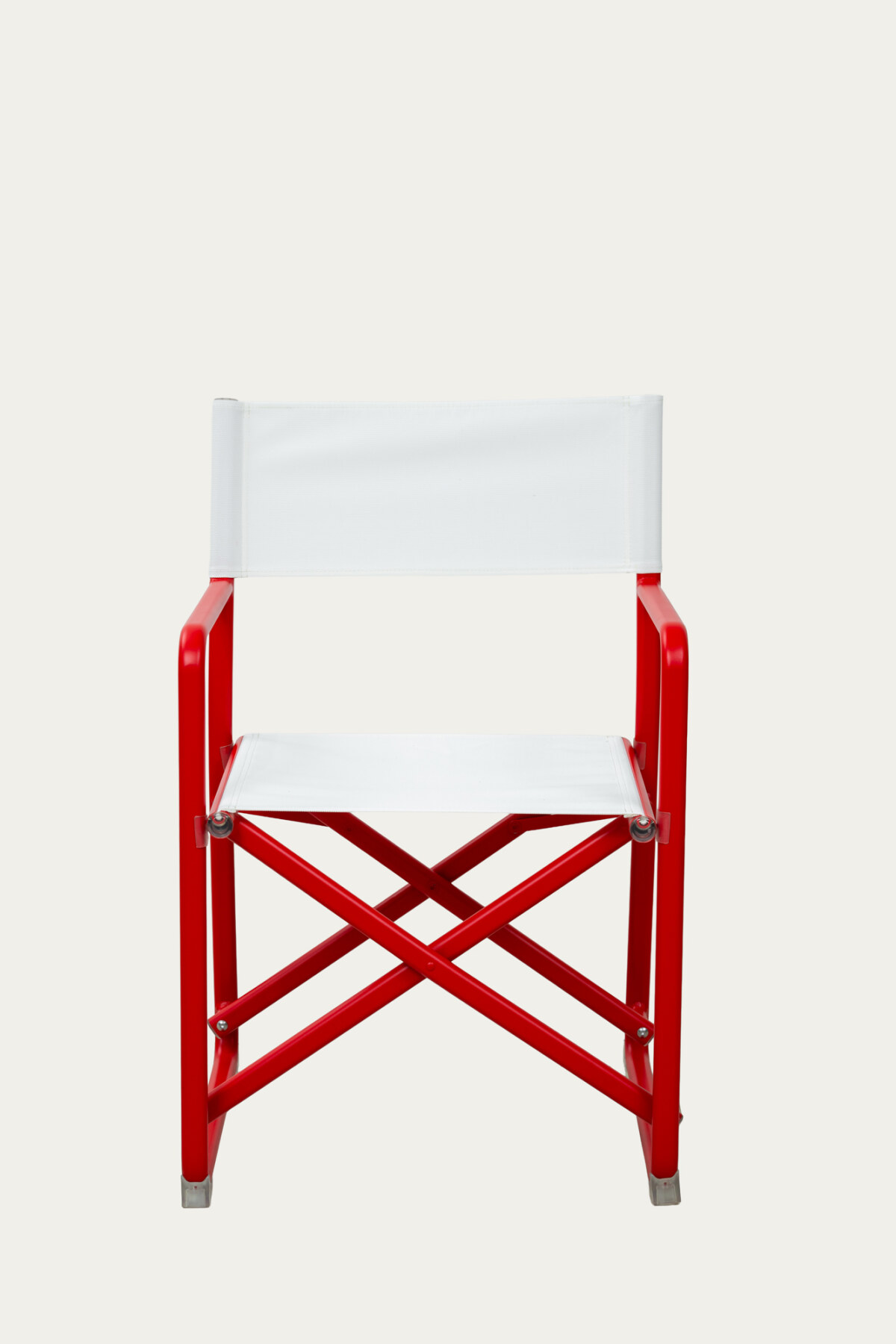 Director chair with sling Alum Red frame with sling Tube 30x20x1.8 Textilene ref T21692