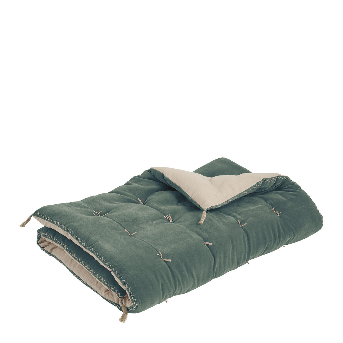 Futon MATTEO 80/180 celadon velvet