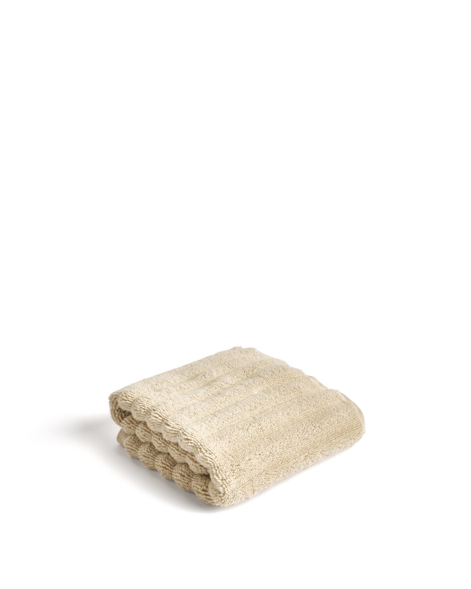 Navira 100% cotton beige face towel 30 x 50cm