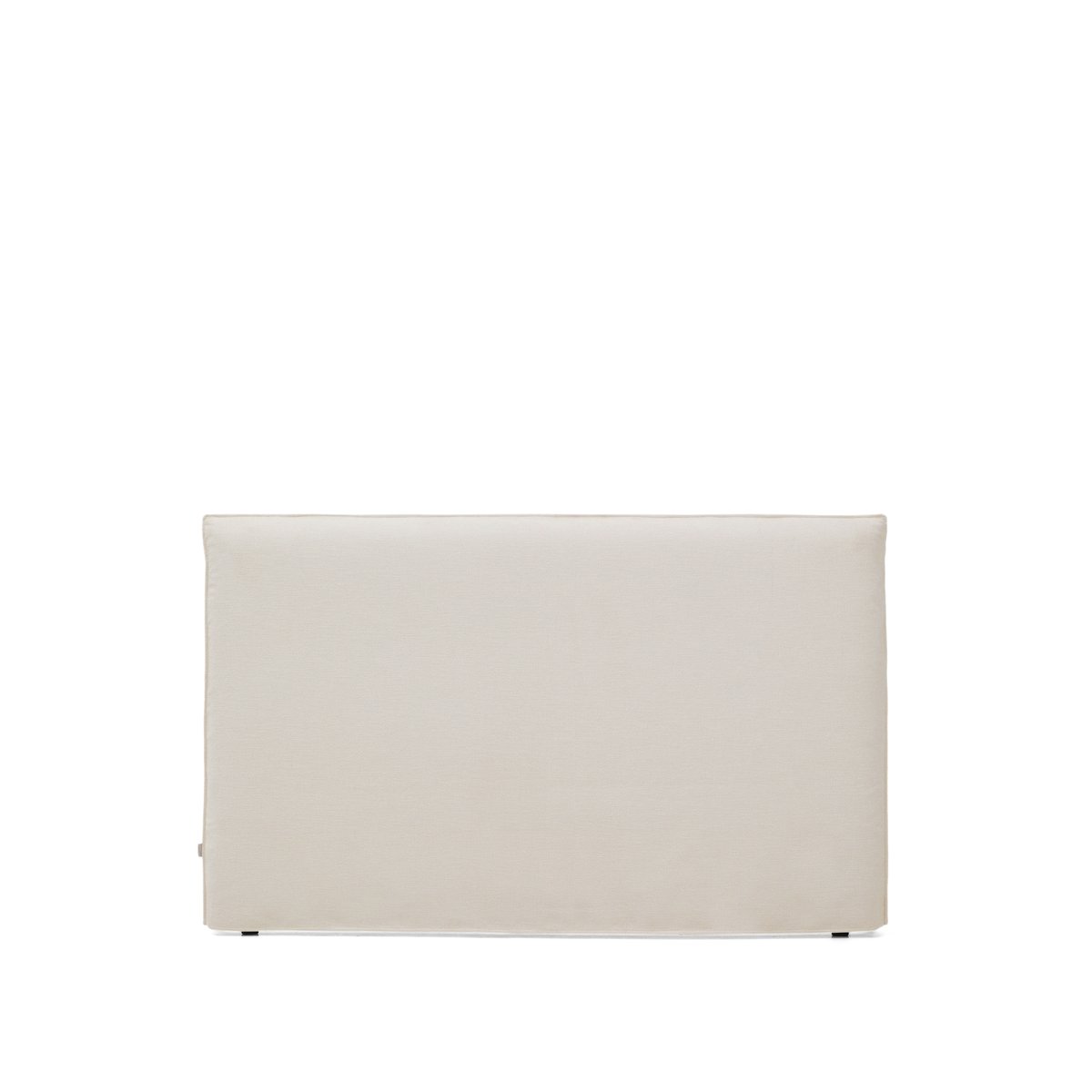 Jaira white chenille headboard with removable cover for beds up to 180cm FSC Mix Credit