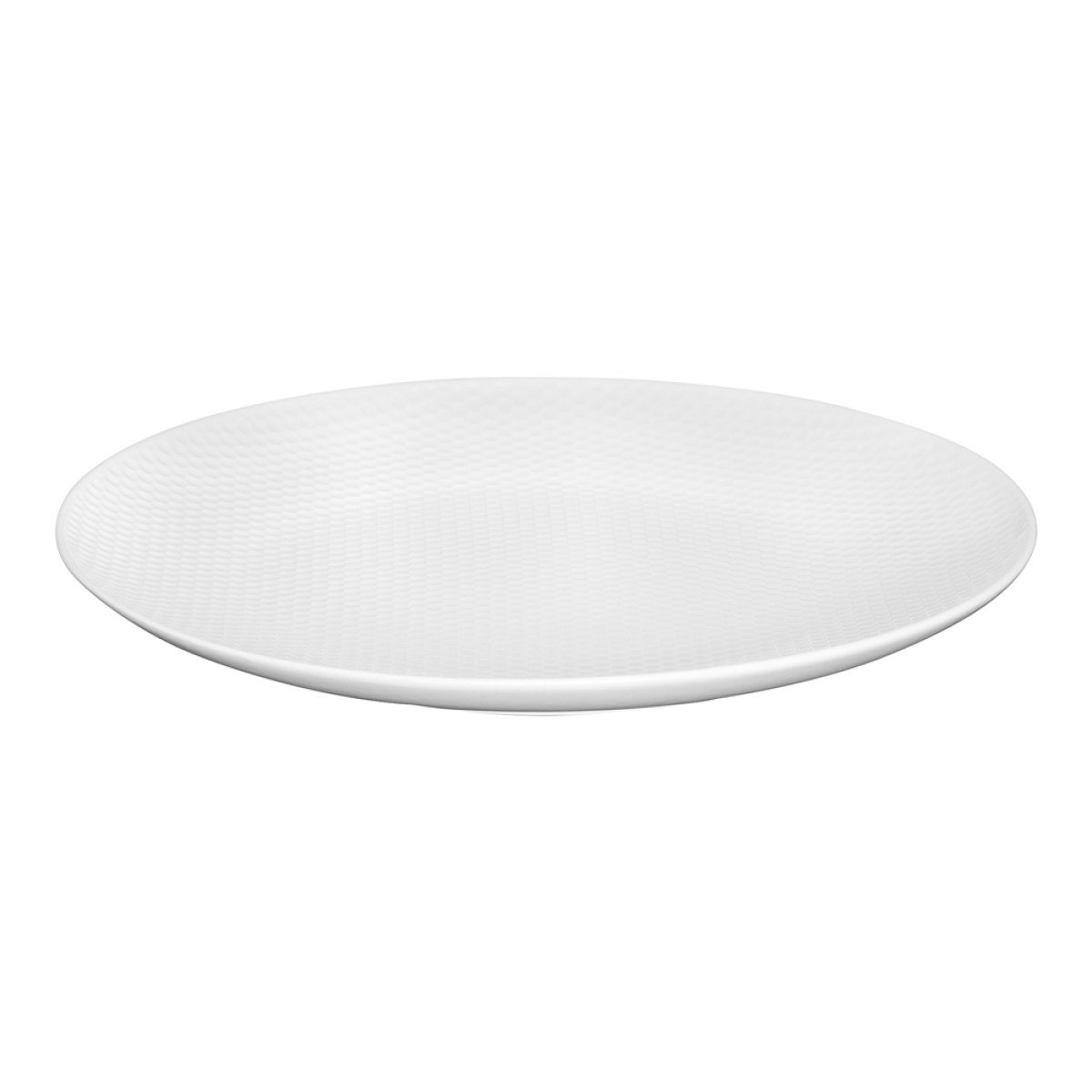 PIE PLATE 31CM+SERV SNOW WHITE