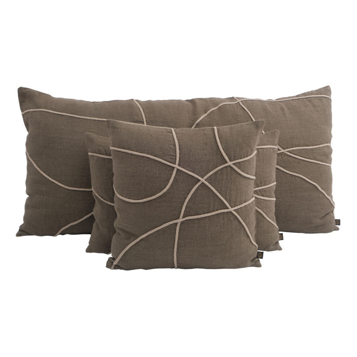 MARBELLA CUSHION COVER KAKI 45X45