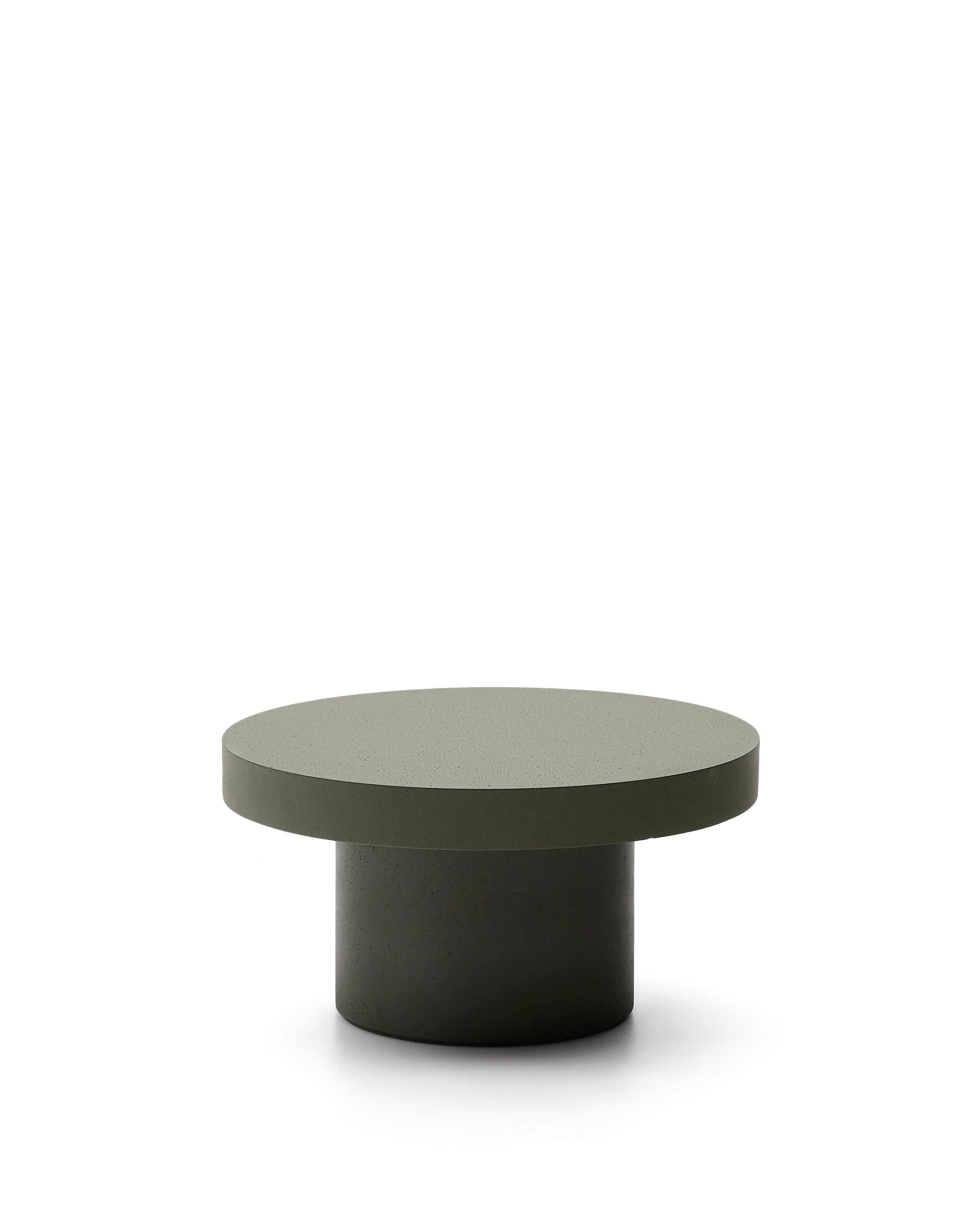 Aiguablava green cement coffee table 90cm