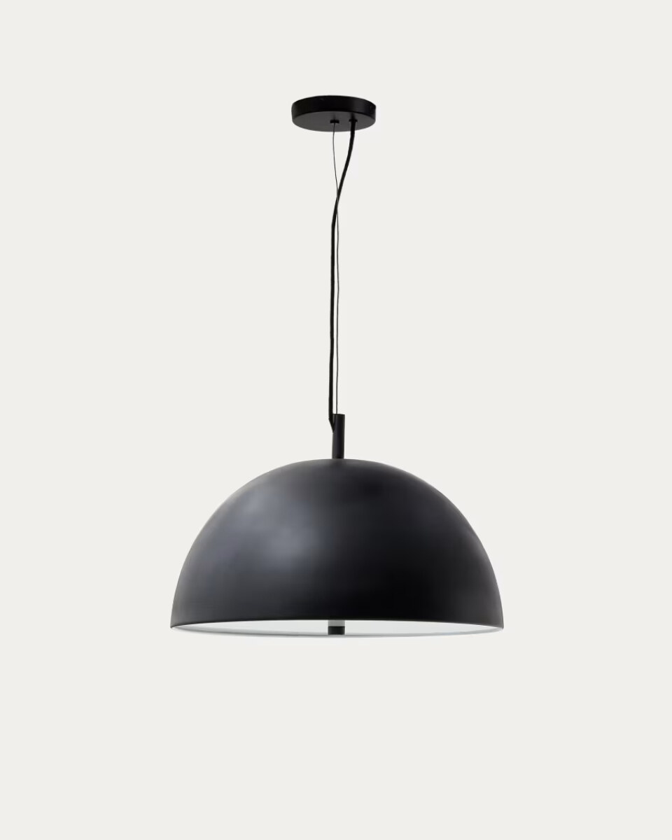 Catlar metal ceiling lamp in a black painted finish  40 cm