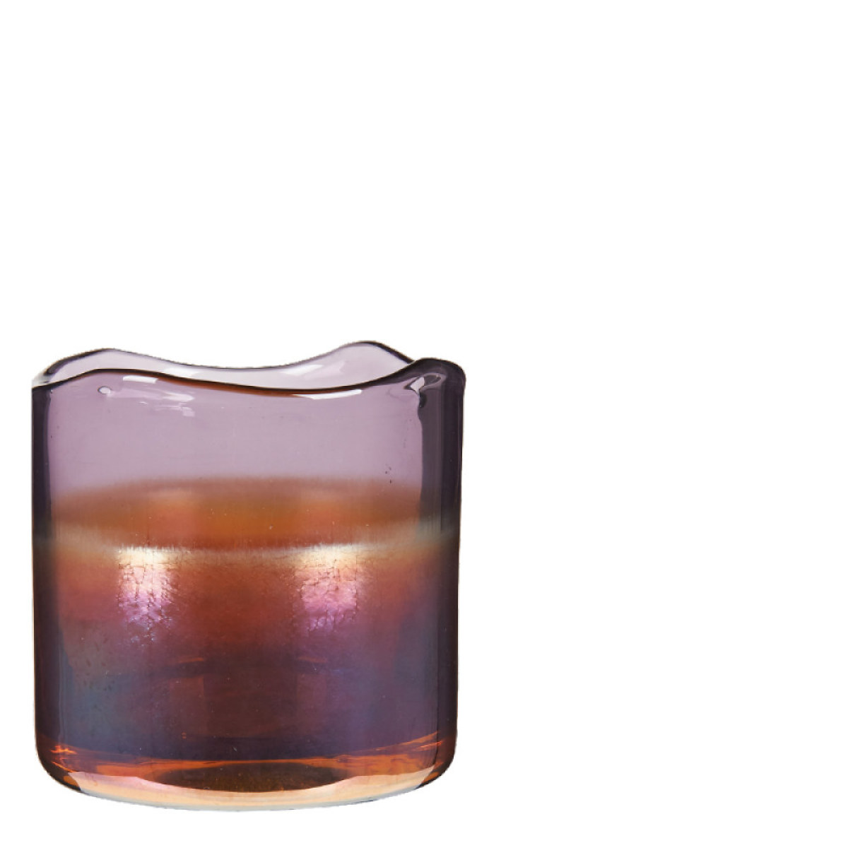 Handblown Glass Votive Violet