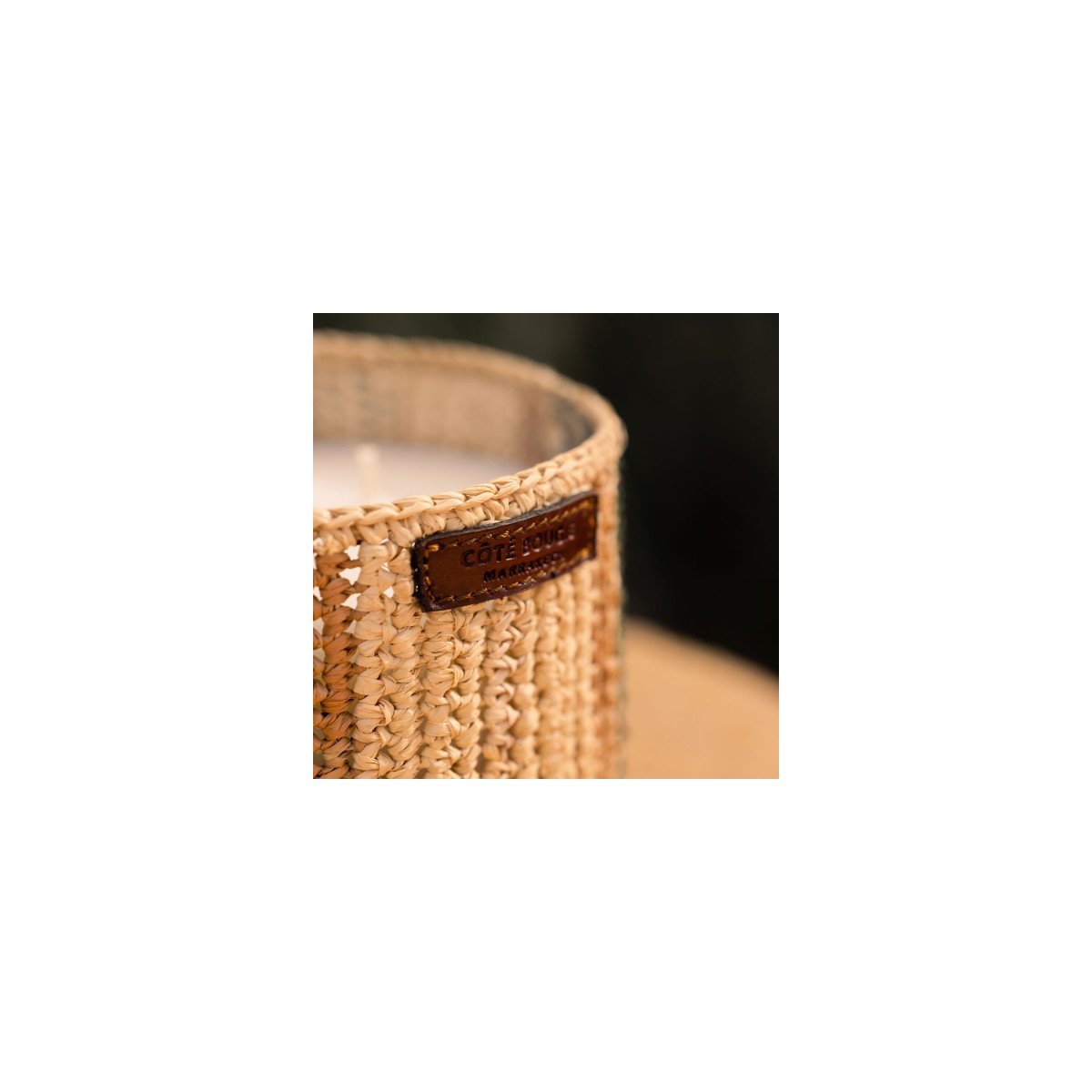 BOUGIE RAPHIA MAYA S / MENTHE & THE