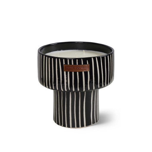 BOUGIE COUPE ZEBRE M MANDARINE
