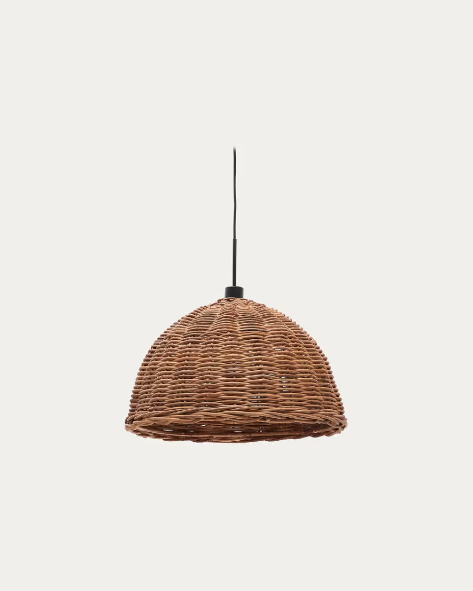 Jornets rattan ceiling lamp shade in a natural finish  50 cm