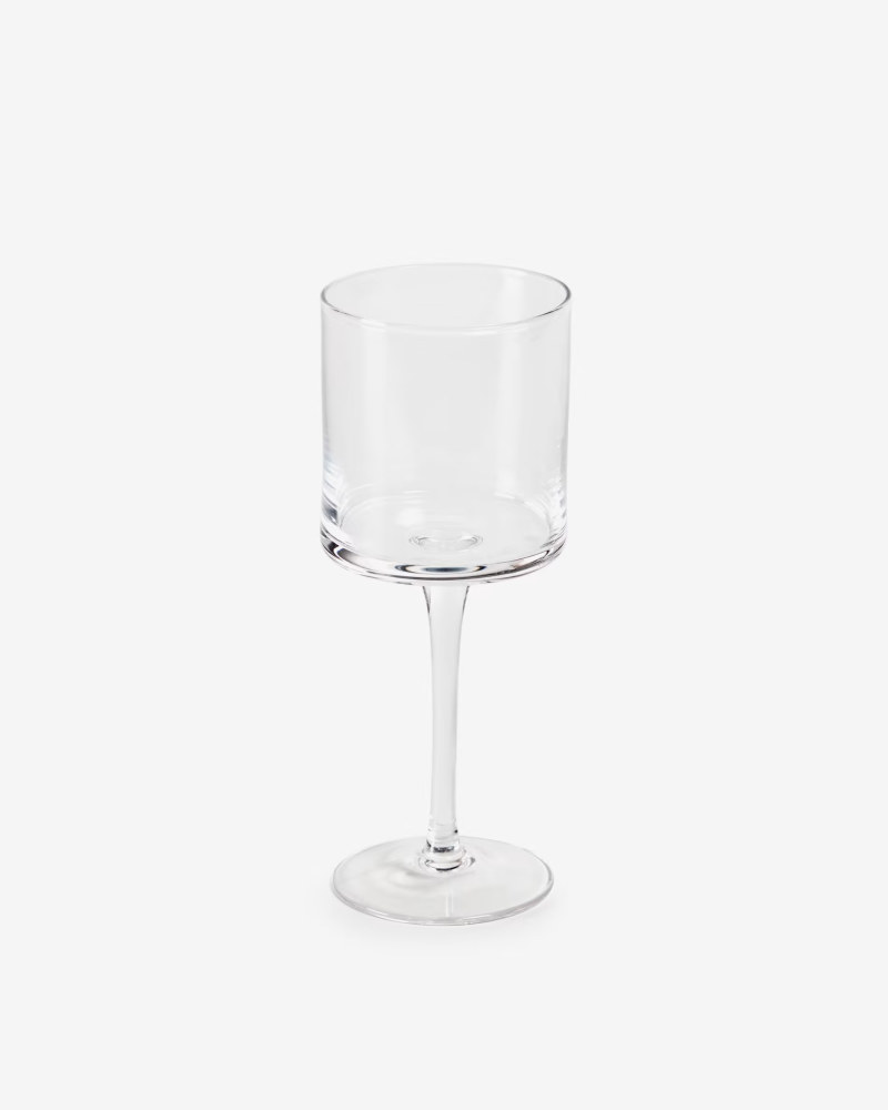 Yua wine glass made from transparent glass- 20 cl