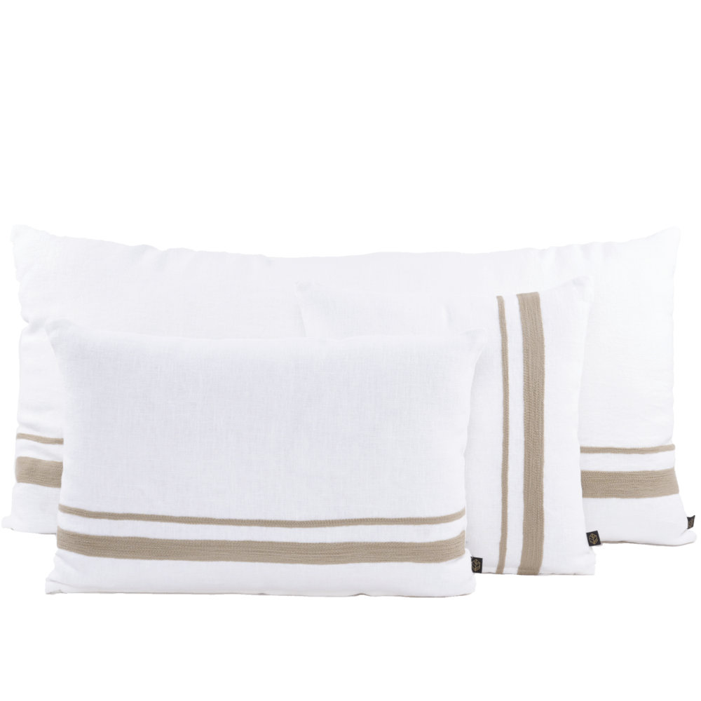 HOUSSE DE COUSSIN MALAGA LIN LIN 55X110