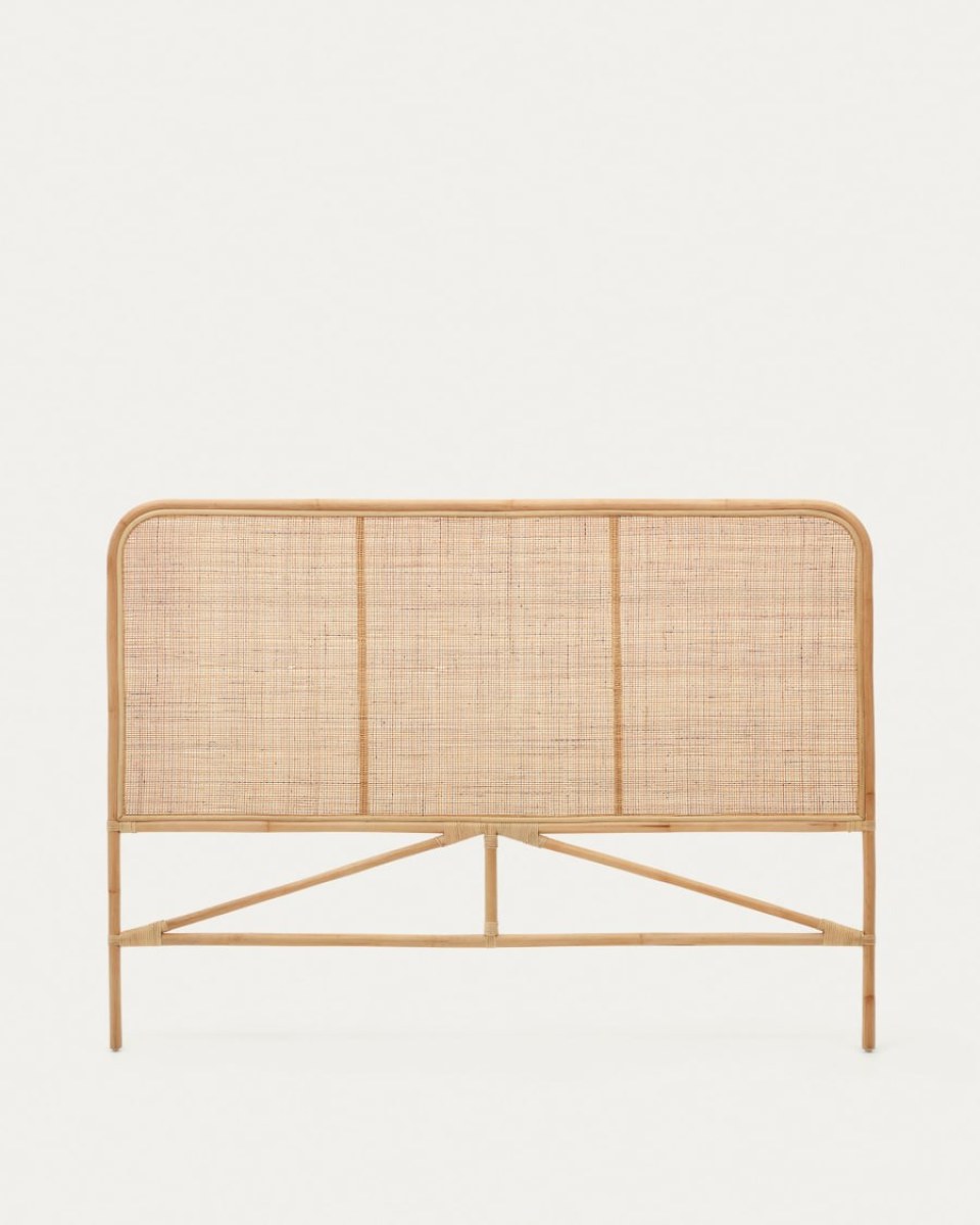 Quiterie rattan headboard with a natural finish. 150/160 cm