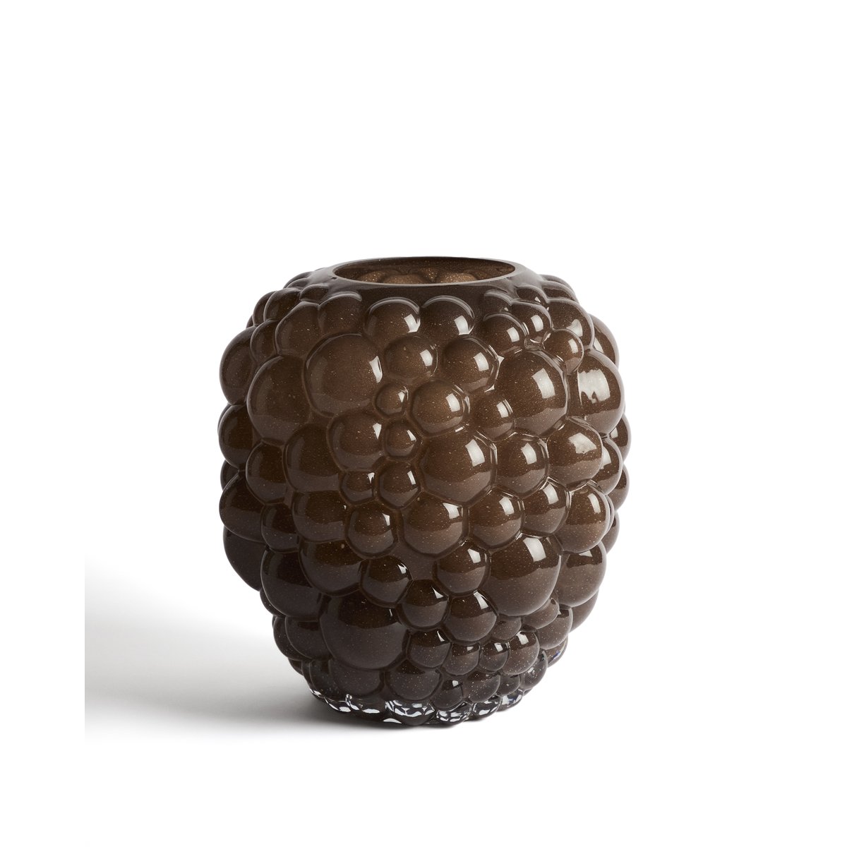 Mure brown glass vase 30cm
