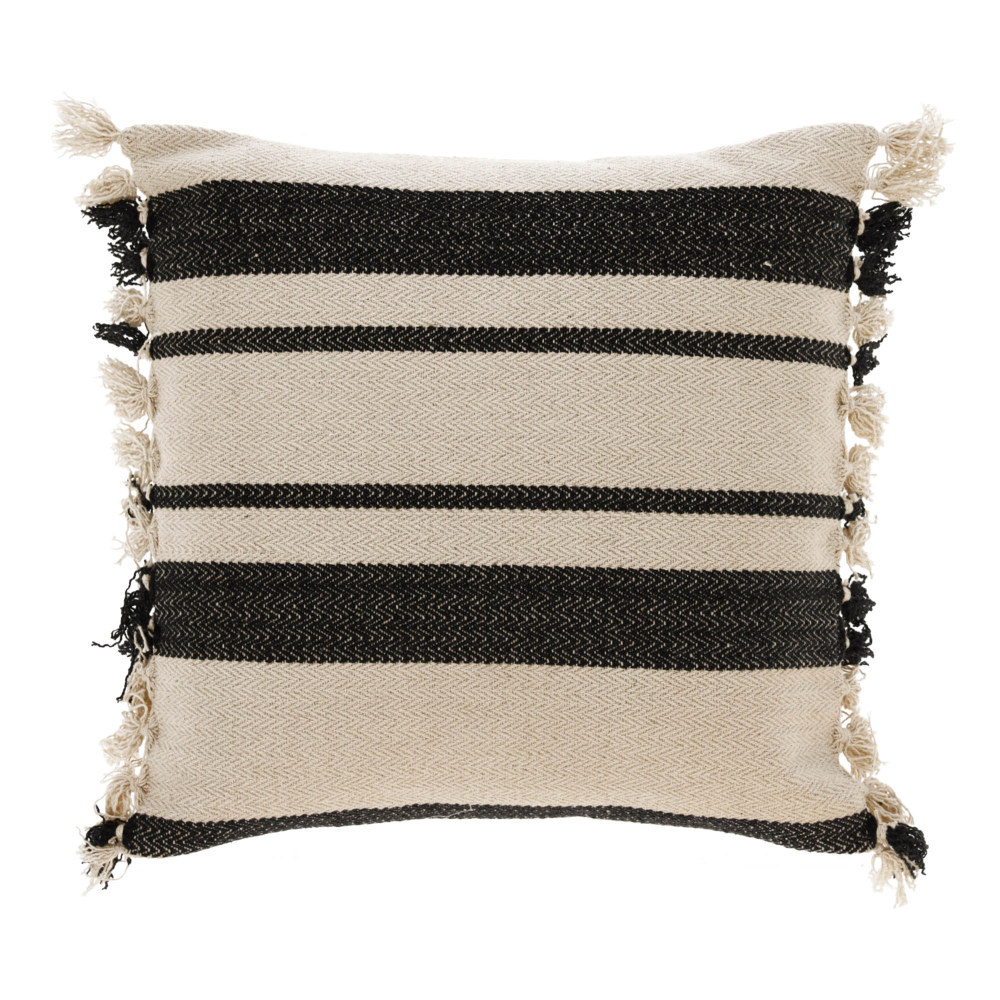 Brafton black stripes cushion cover 45 x 45 cm