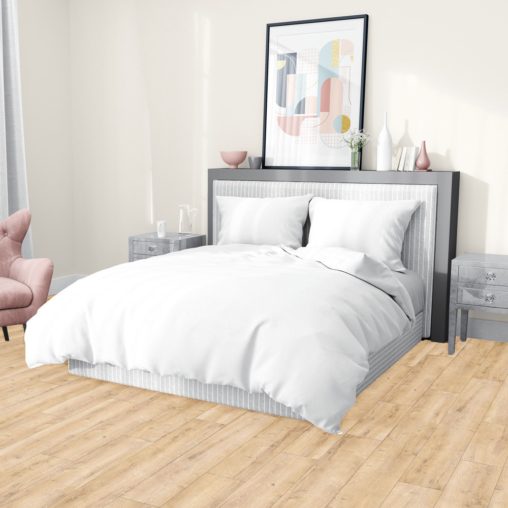 SATIN COTON 70F 2021 BLANC DUVET COVER SET 260X240