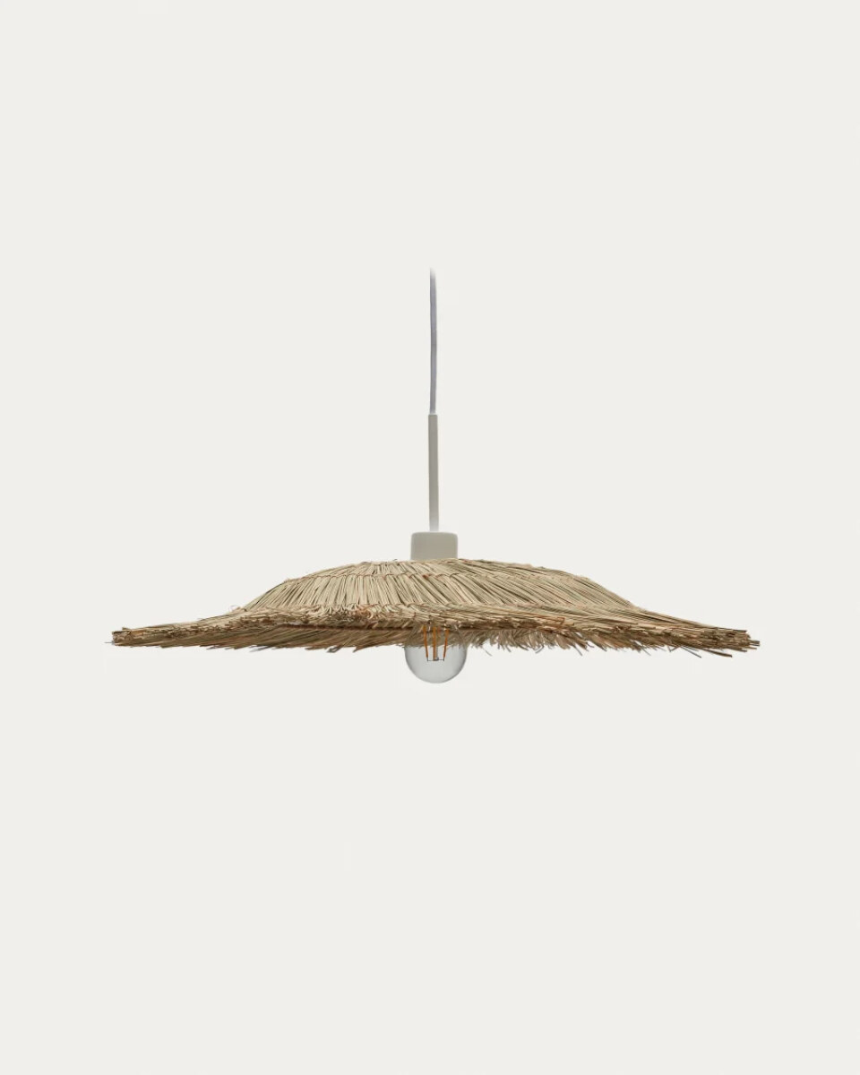 Gualta natural fiber ceiling lamp in a natural finish.  60 cm
