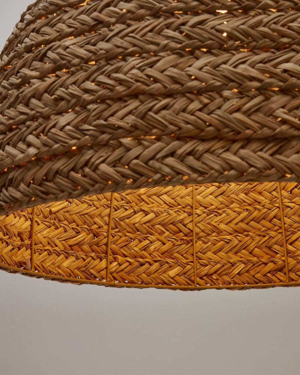 Fonteta natural fiber ceiling lamp shade in a natural finish.  60 cm