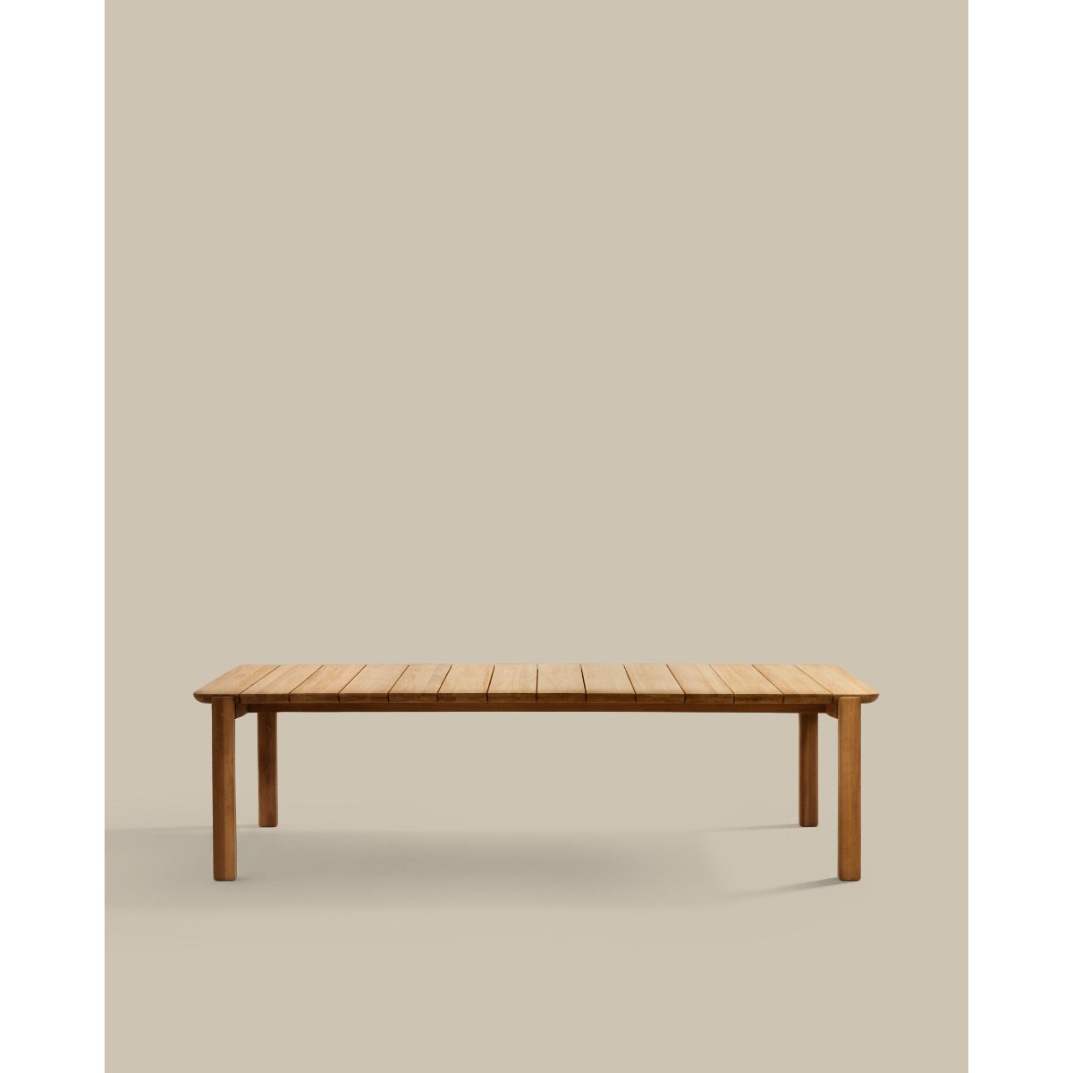 Icaro table made from solid teak wood 220 x 102 cm FSC 100%