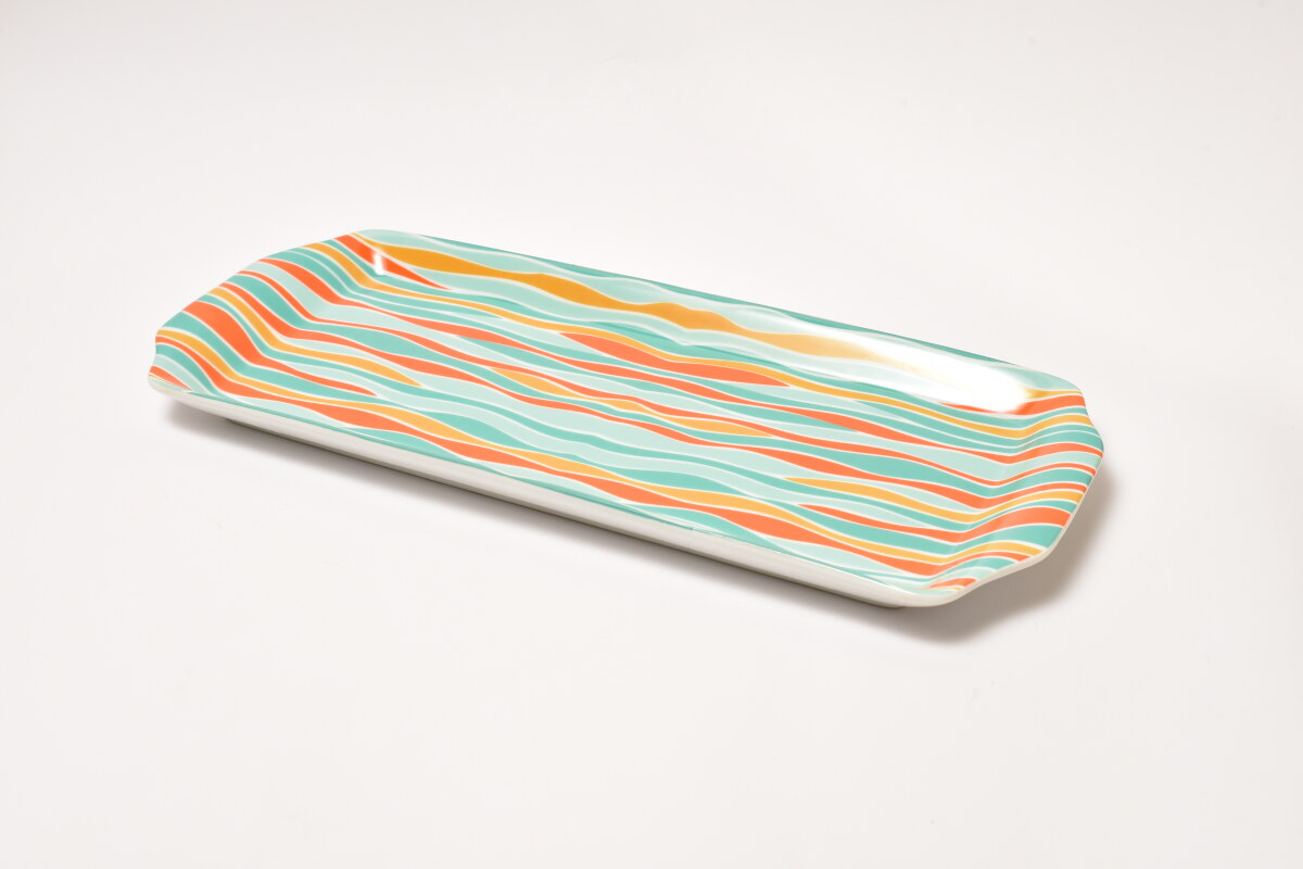 CAKE PLATE 36CM AZUR