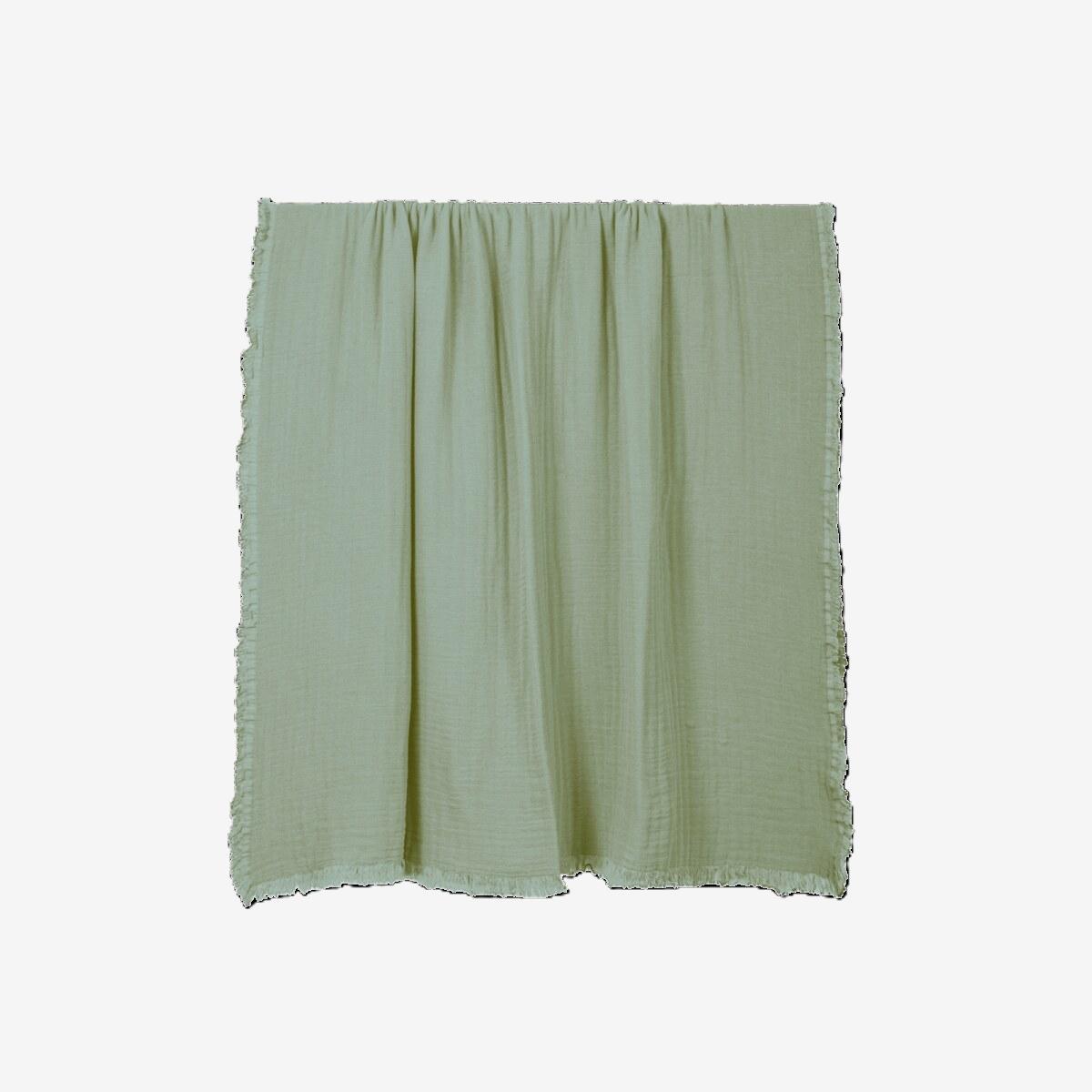 VANLY THROW AMANDE COTTON 51X75 INCHES 130X180 CM