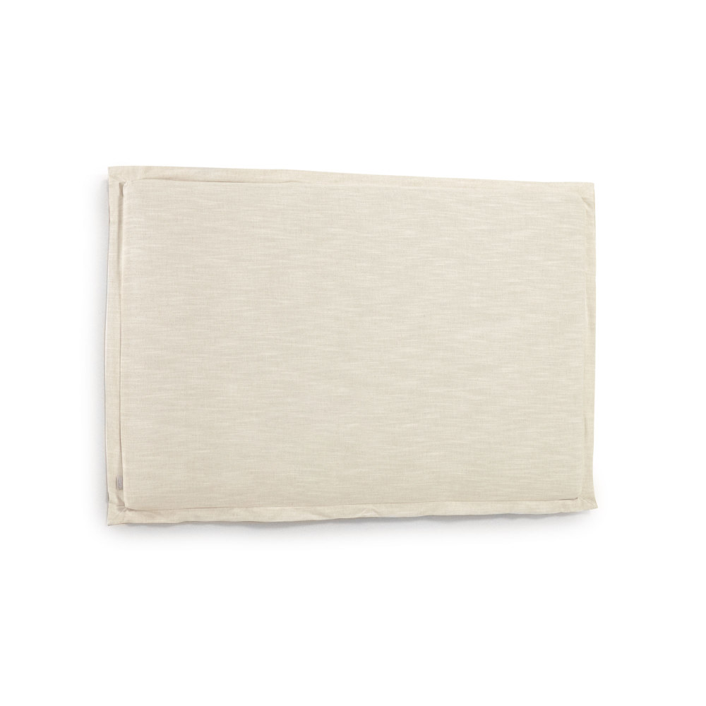 Tanit white linen headboard with removable cover180 x 100 cm