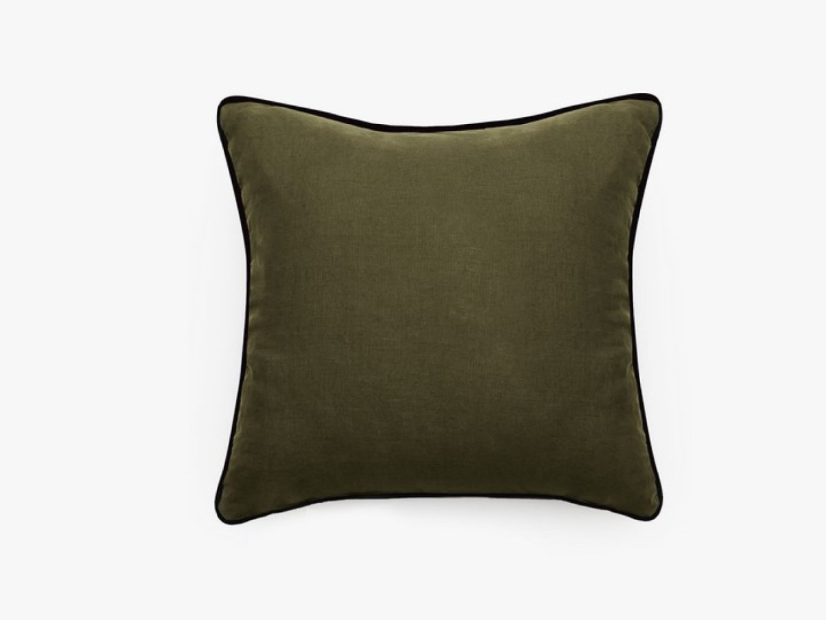 Housse de coussin 40x40 cm Prelude Kaki