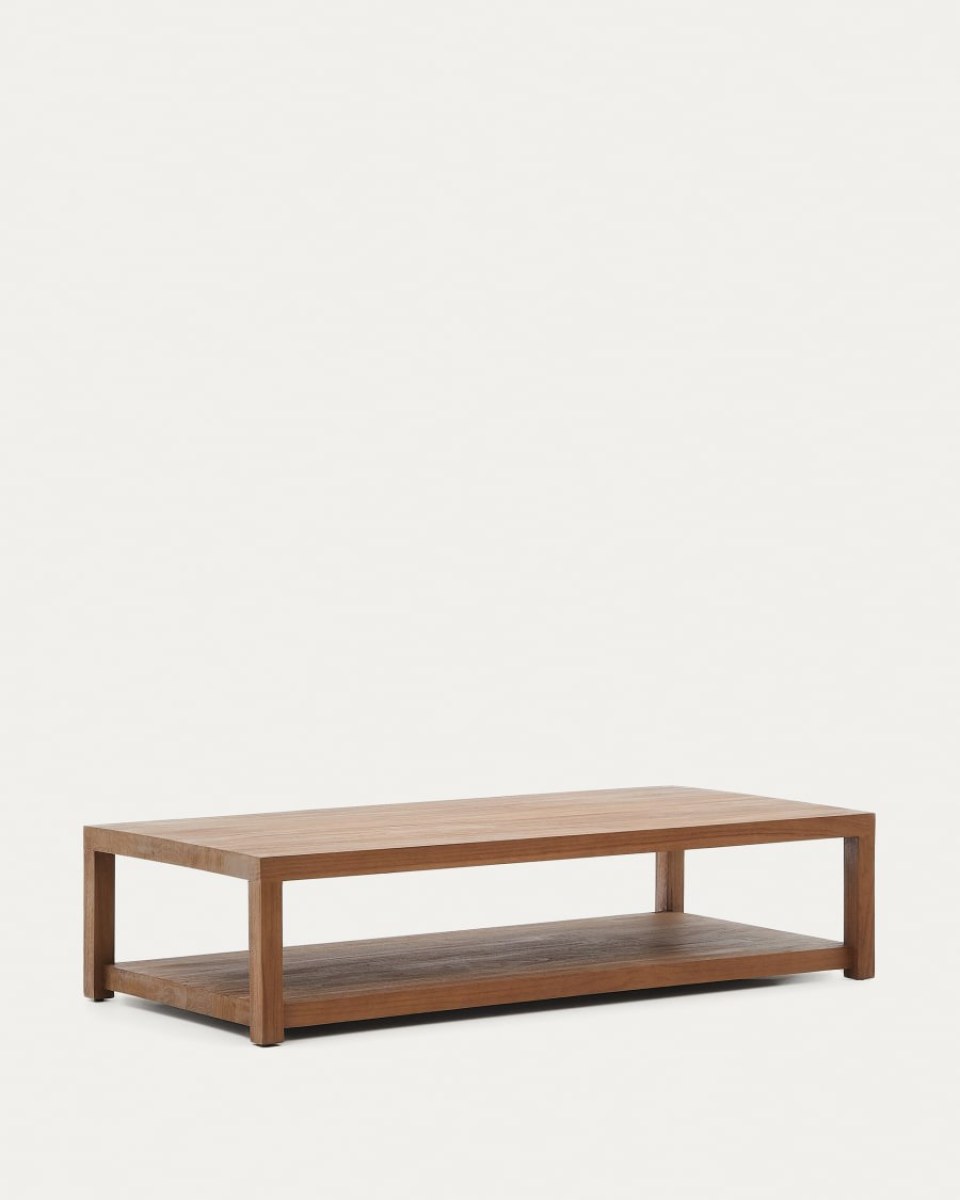 Sashi coffee table made in solid teak wood 150 x 70 cm