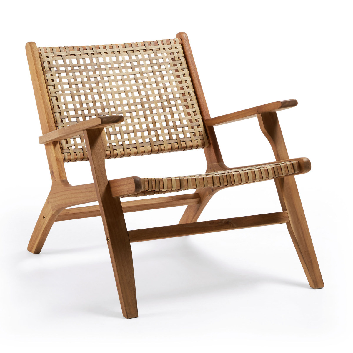 Grignoon chair. made from solid acacia wood and woven wicker FSC 100%