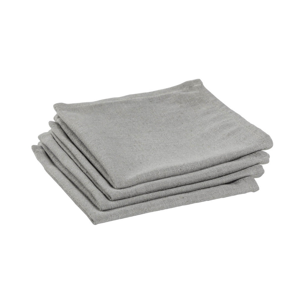 SAMAY Grey Samay 4-napkin set