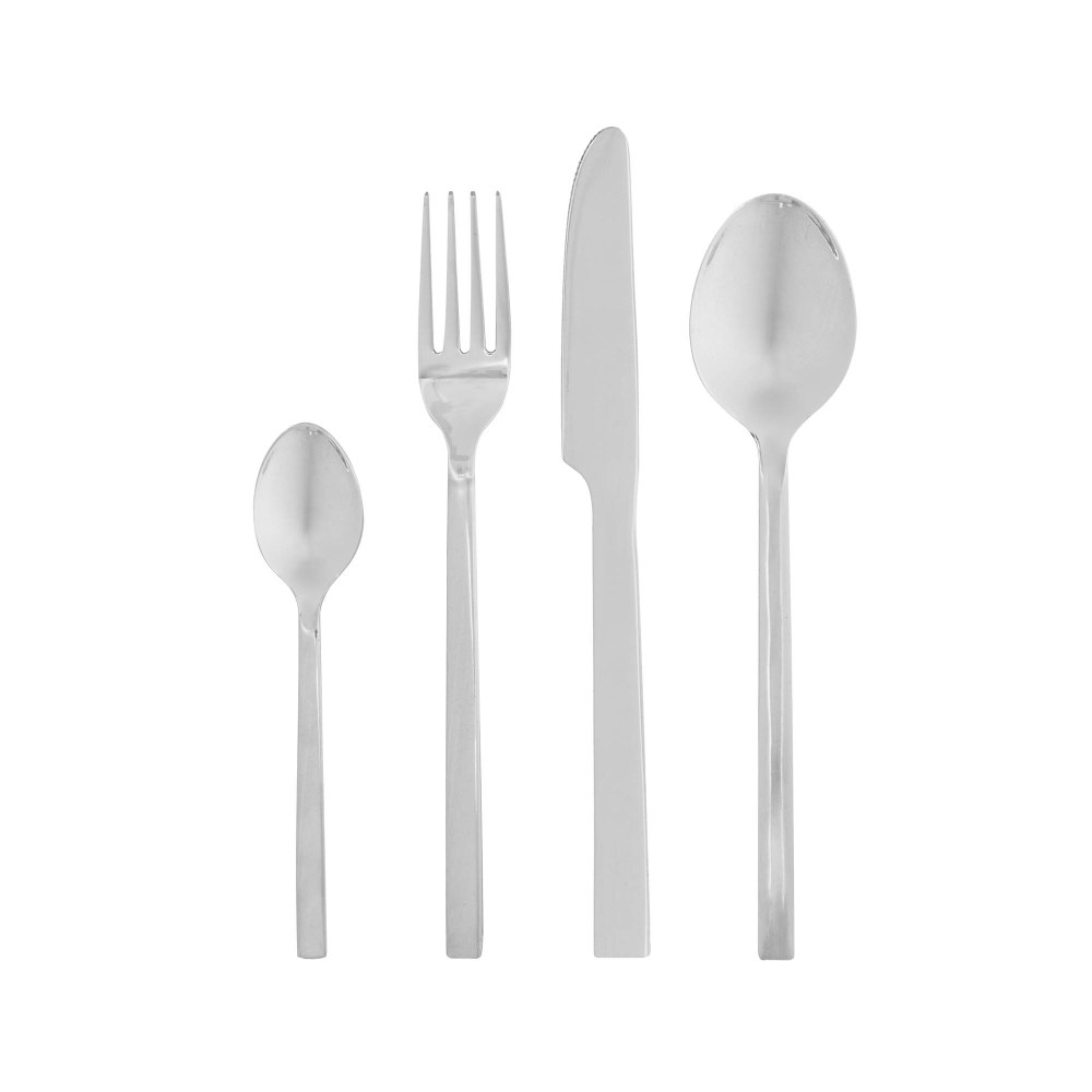 Crisps 16-piece cutlery set silver