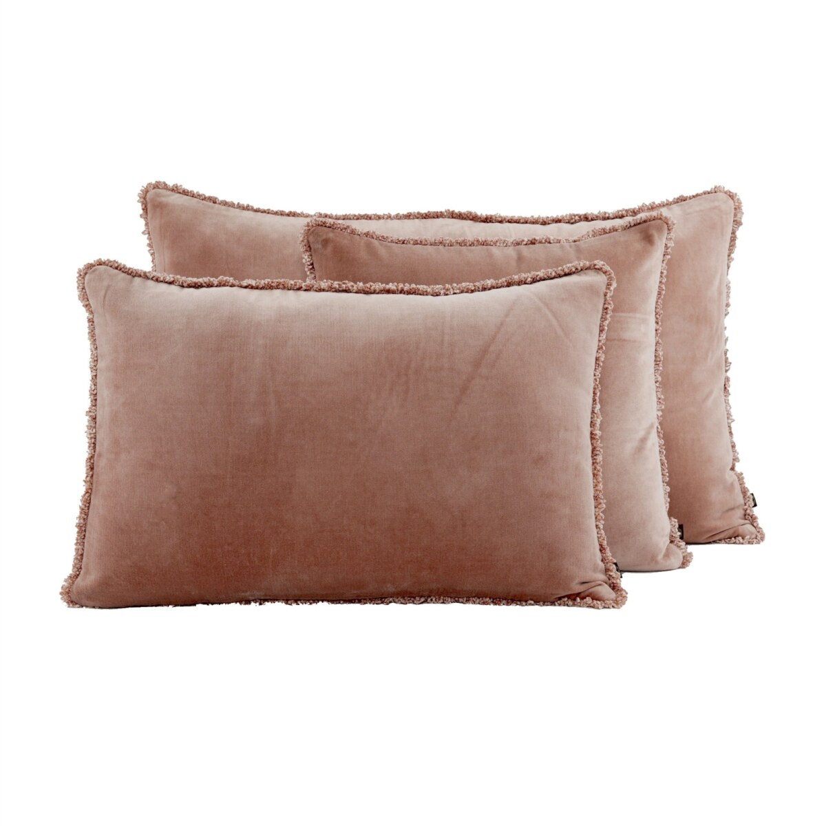 KOBE CUSHION MOCACCINO VELVET 20X32 INCHES 50X80 CM