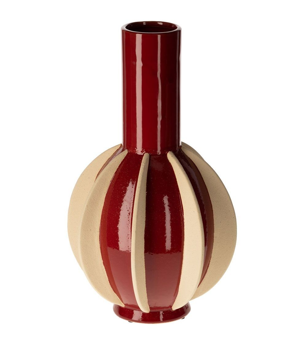 Vase Decoratif Pomegues Bordeaux 27x27xH46cm