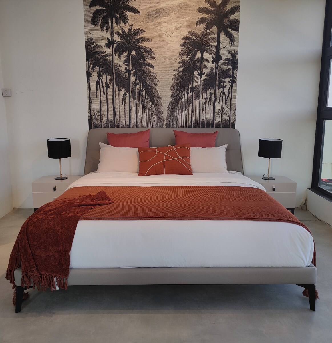 HA332 BED FABRIC HK010-02 MATTRESS 160*200CM