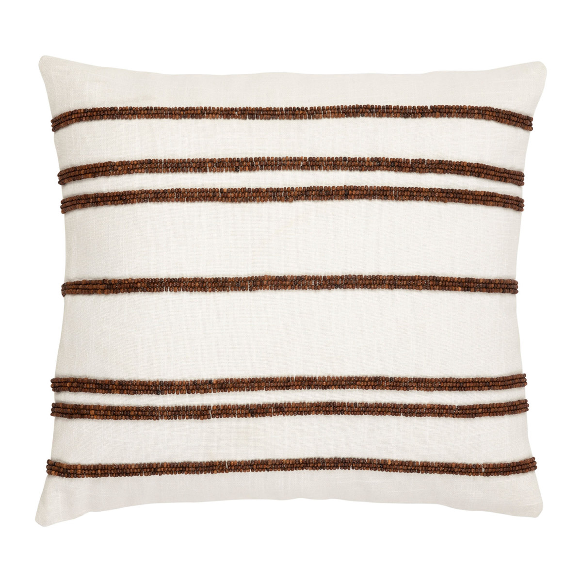 HOUSSE COUSSIN PERLIA BRUN 45X45