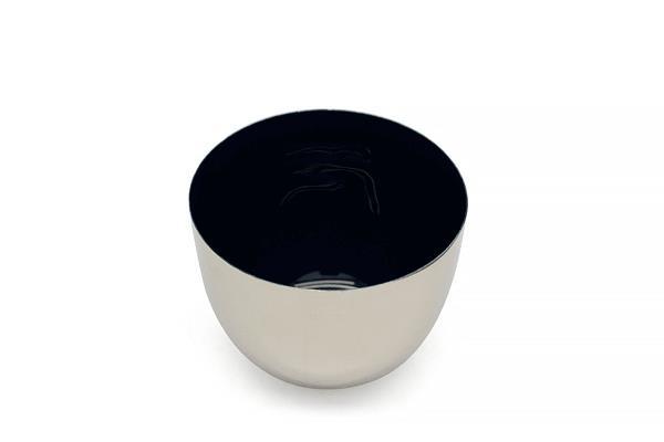 D6-S47-BL bowl silver outside-inside colored