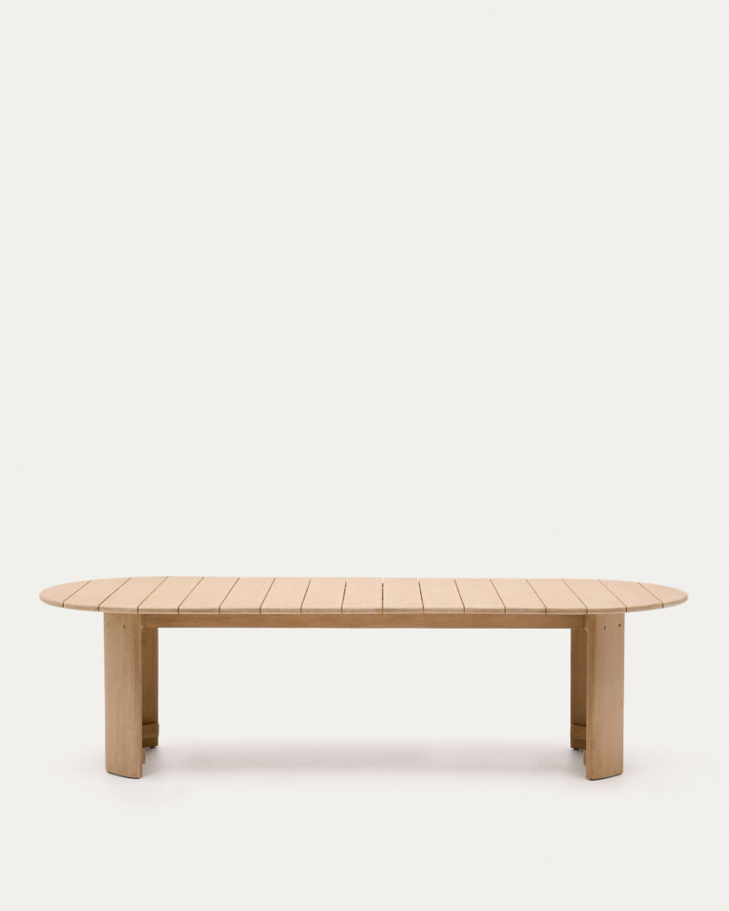 Xoriguer table made of solid eucalyptus wood. 280 x 110 cm. FSC 100%