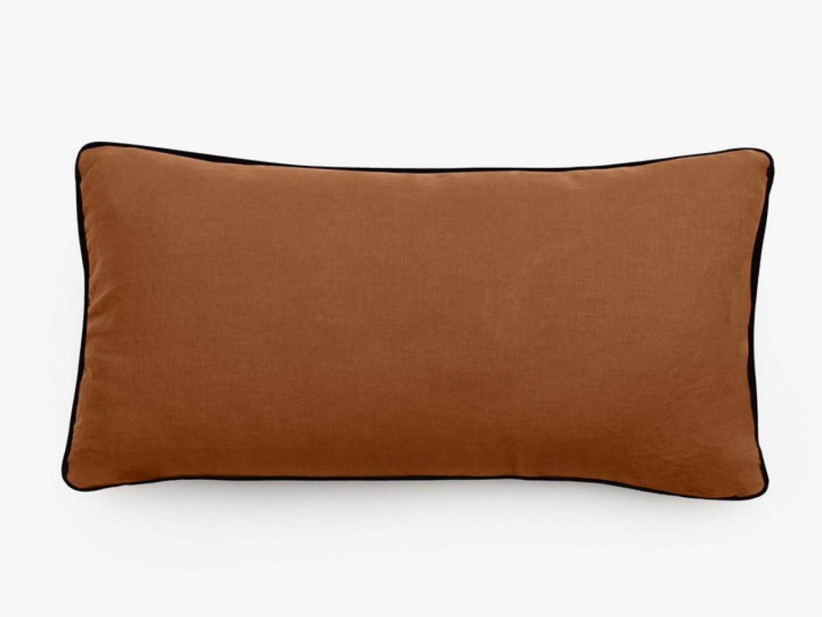 Housse de coussin 55x110 cm Prelude Terre Cuite