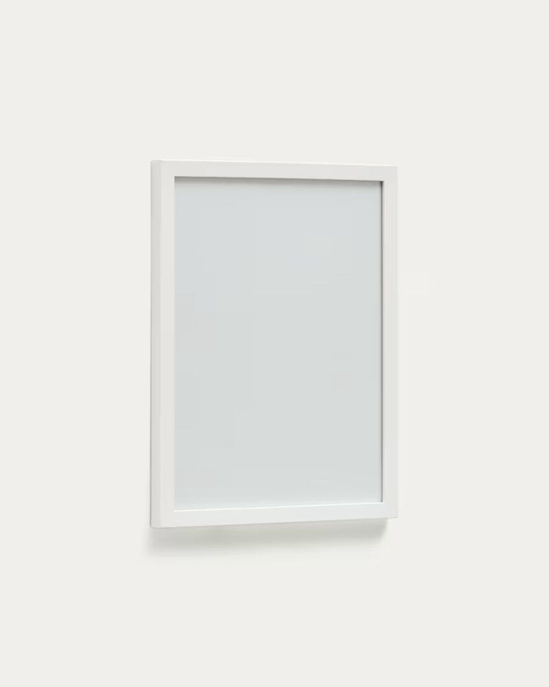 Neale wooden photo frame with white finish  29.8 x 39.8 cm