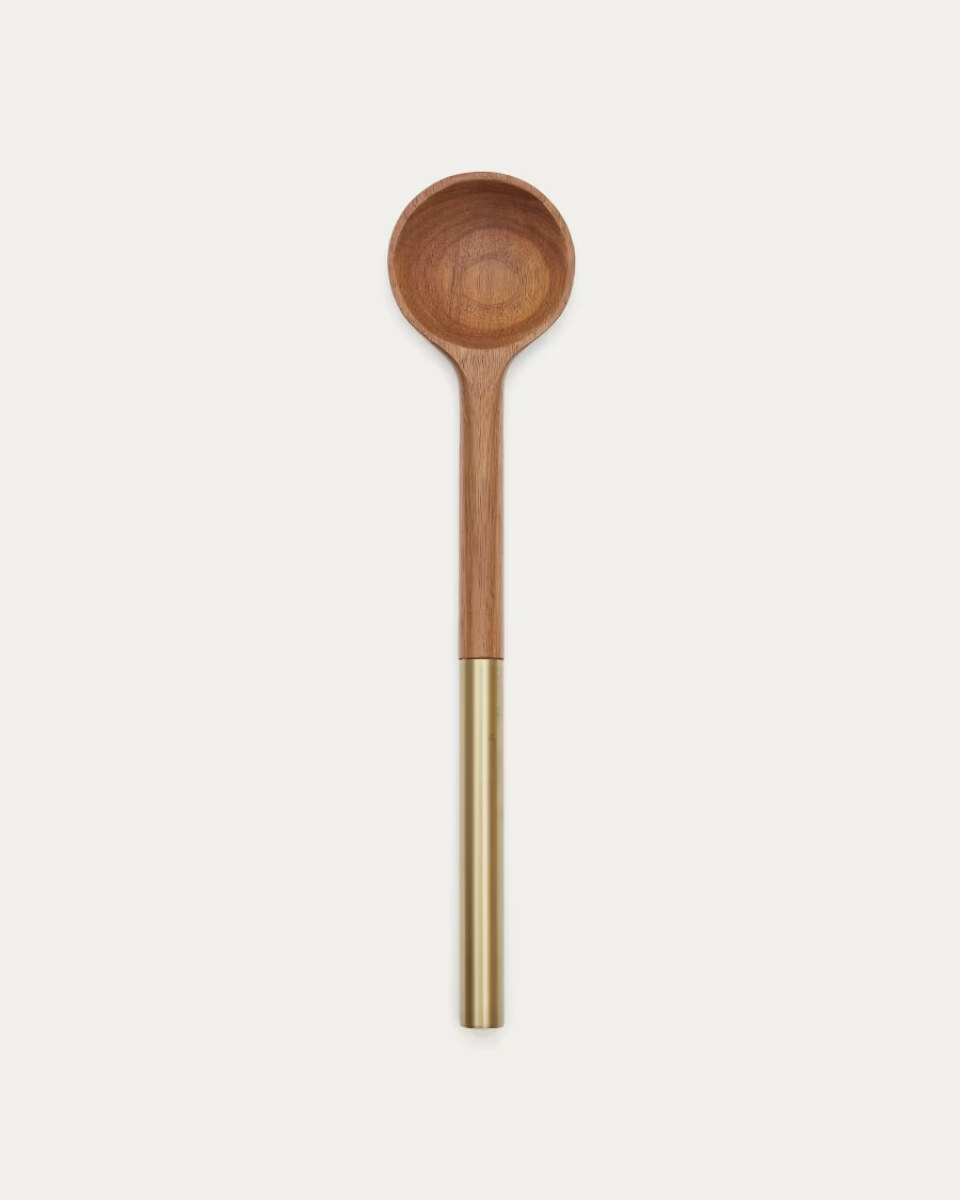 Sataya round kitchen spatula made from FSC 100% acacia wood