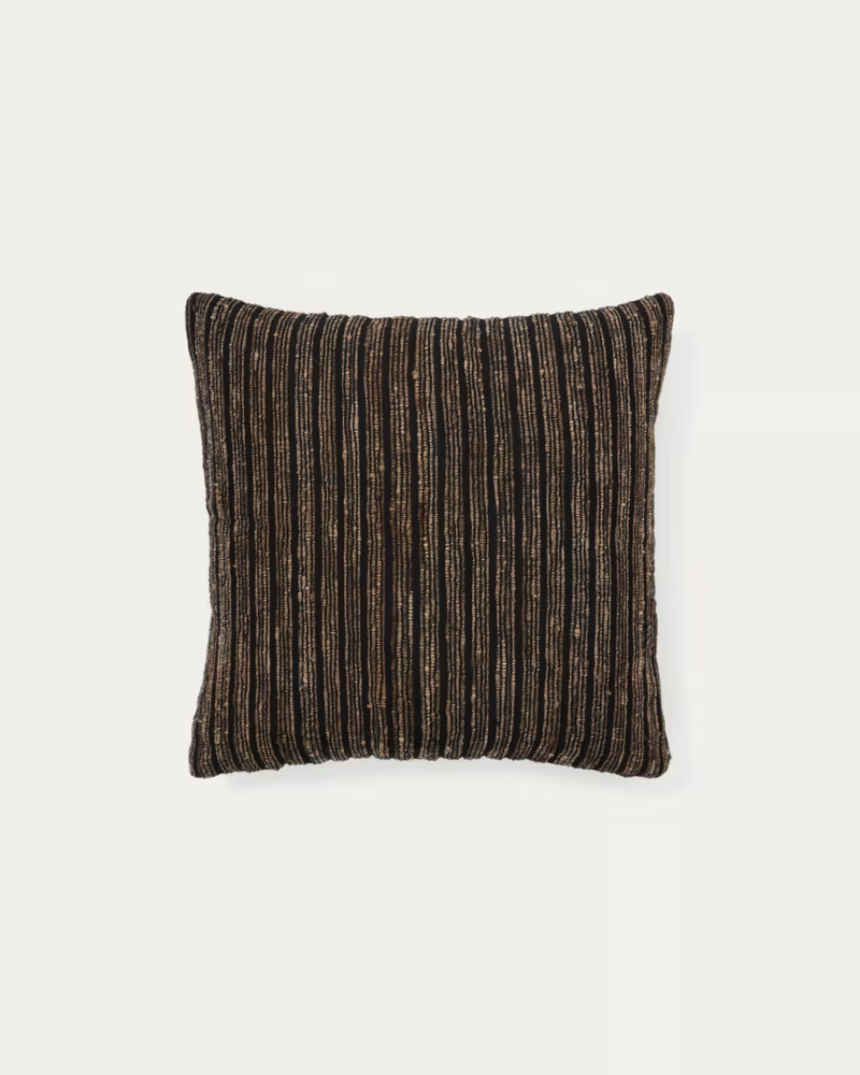 Anir cushion cover in multi-coloured silk and cotton. 45 x 45 cm
