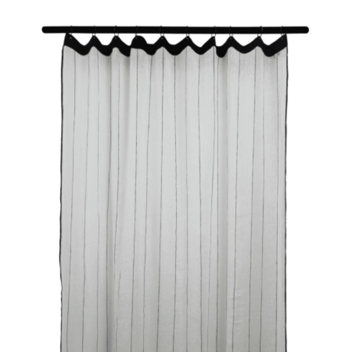 CURTAIN CALVI BLANC 140X280