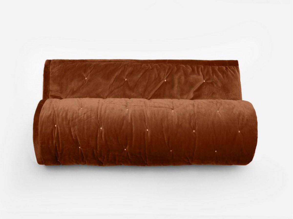 Couvre-lit 180x240 cm Gipsy Terre Cuite