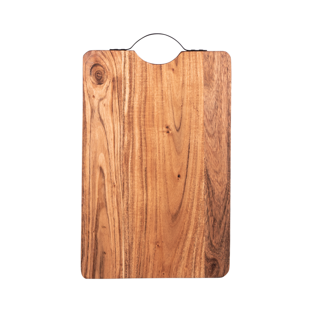 WOOD CUTTING BOARD IRON 43X27