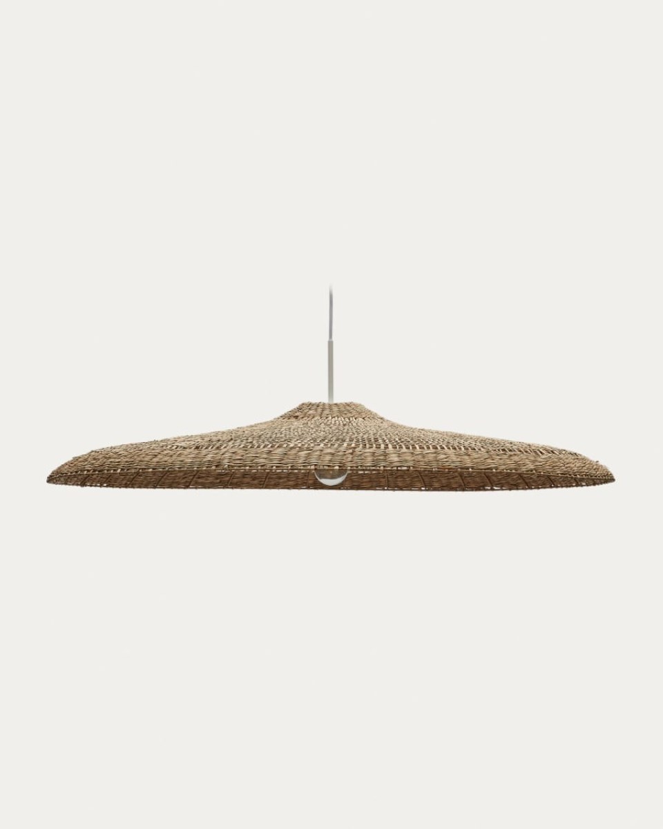 Cruilles natural fiber ceiling lamp shade in a natural finish.  100 cm