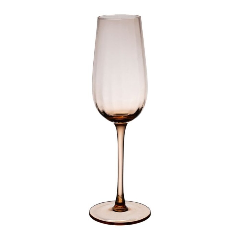 FLUTE SET 6 PCS FUNKY CORAIL 25CL VERRE