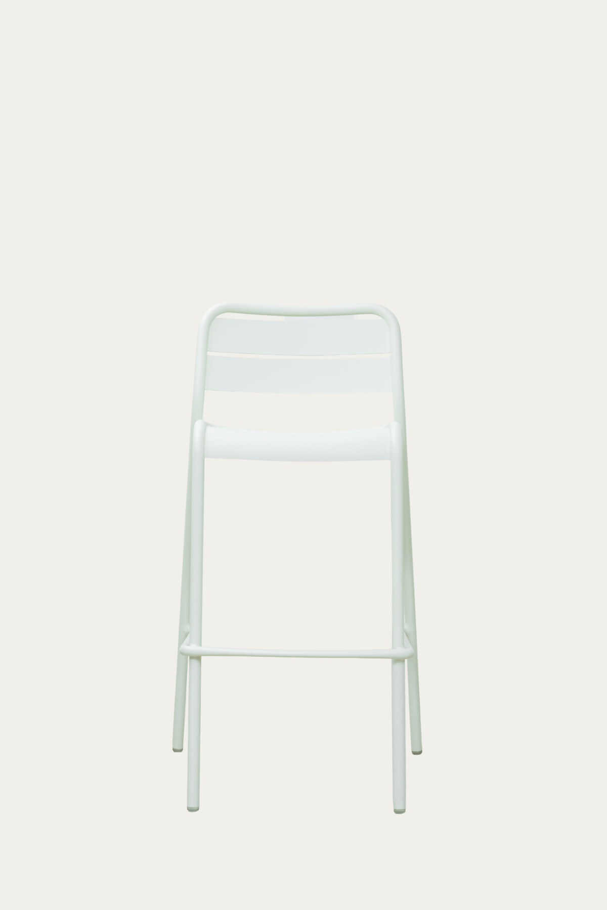 Full aluminium bar stool 610x558x1044 SH790  white