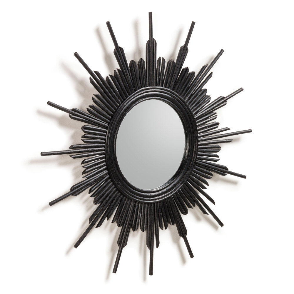 Black Marelli mirror Ø 70 cm