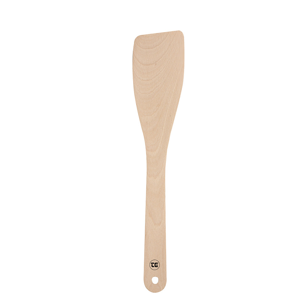 BEECH CURVED SPATULA 300 mm