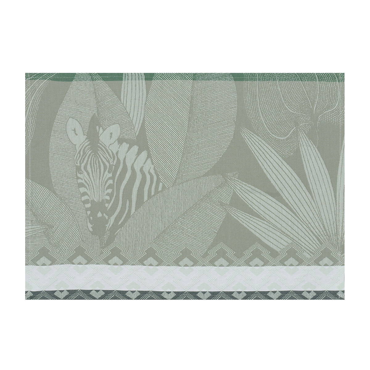 SET 50X36 NATURE SAUVAGE CROCODILE COTON