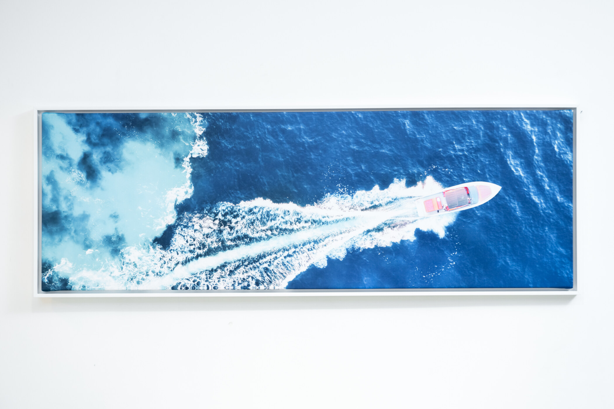 48461 Toiles classiques imprimÃ©es avec encadrement BLANC 50X151