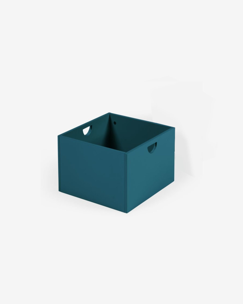 Nunila drawer for storage unit in blue MDF